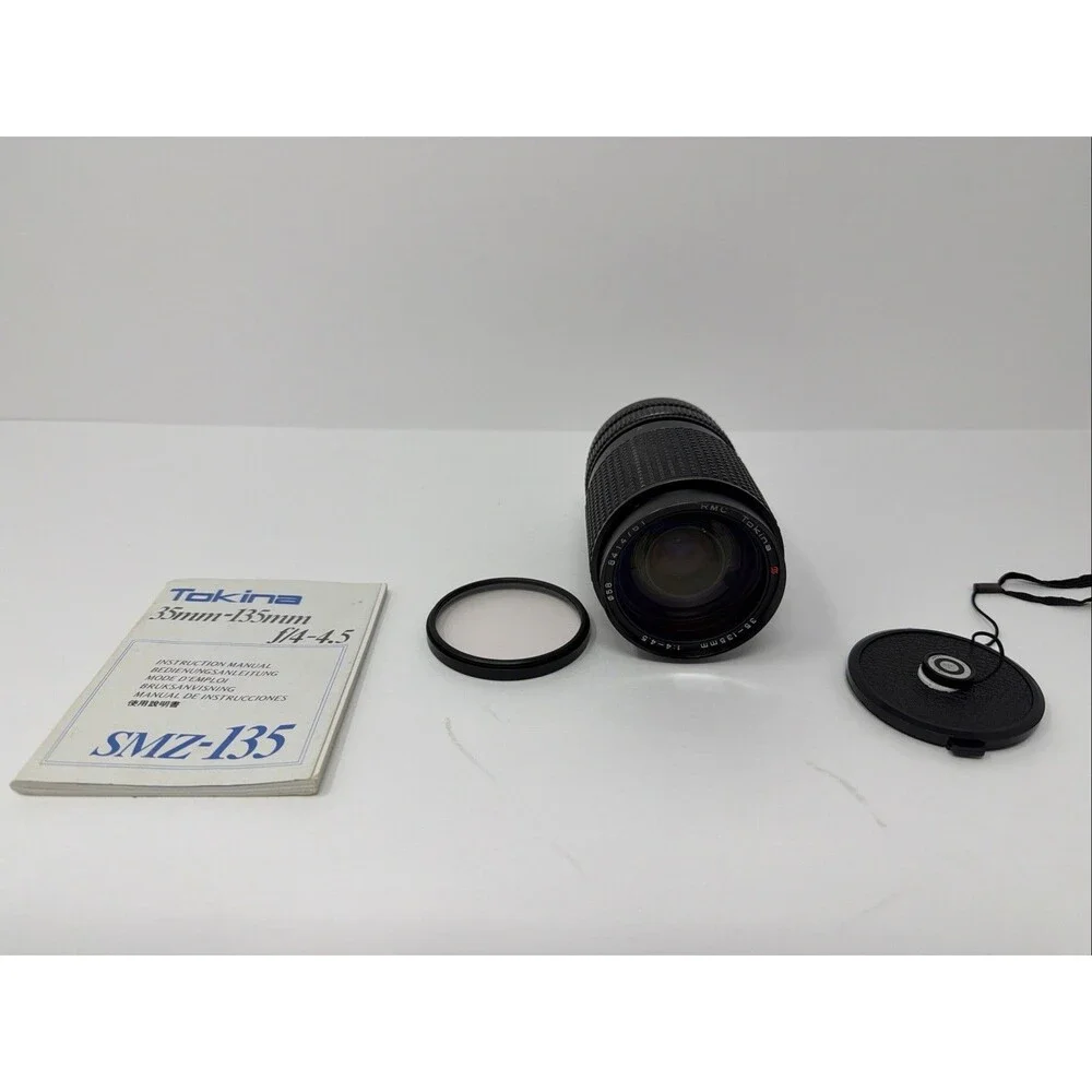 RMC Tokina Camera Film 35-135mm Zoom Lens F/4-4.5 SMZ-135 With Manual